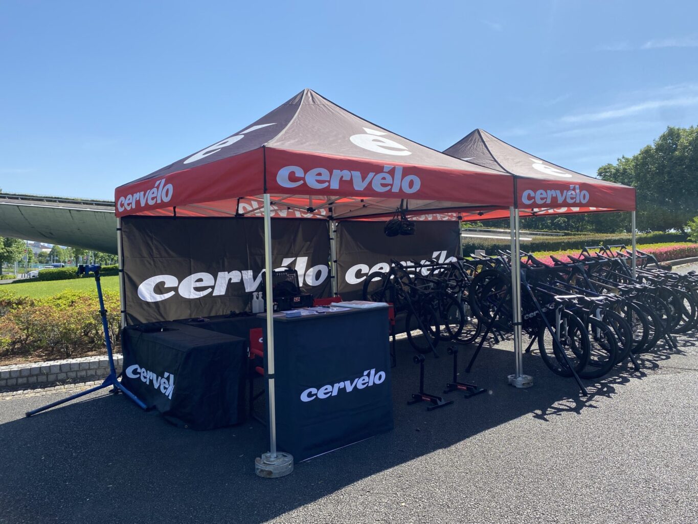 Cervelo 試乗会 in ばんけいスキー場